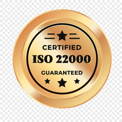 Certifié ISO 22000